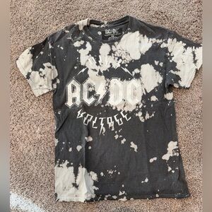AC/DC Cotton Bleach Dye Tee